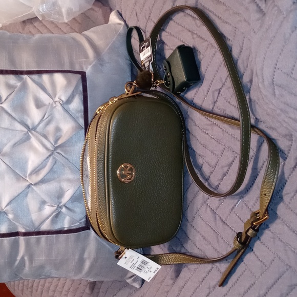 Michael Kors Olive GreenCrossbody Bag - Picture 1 of 9